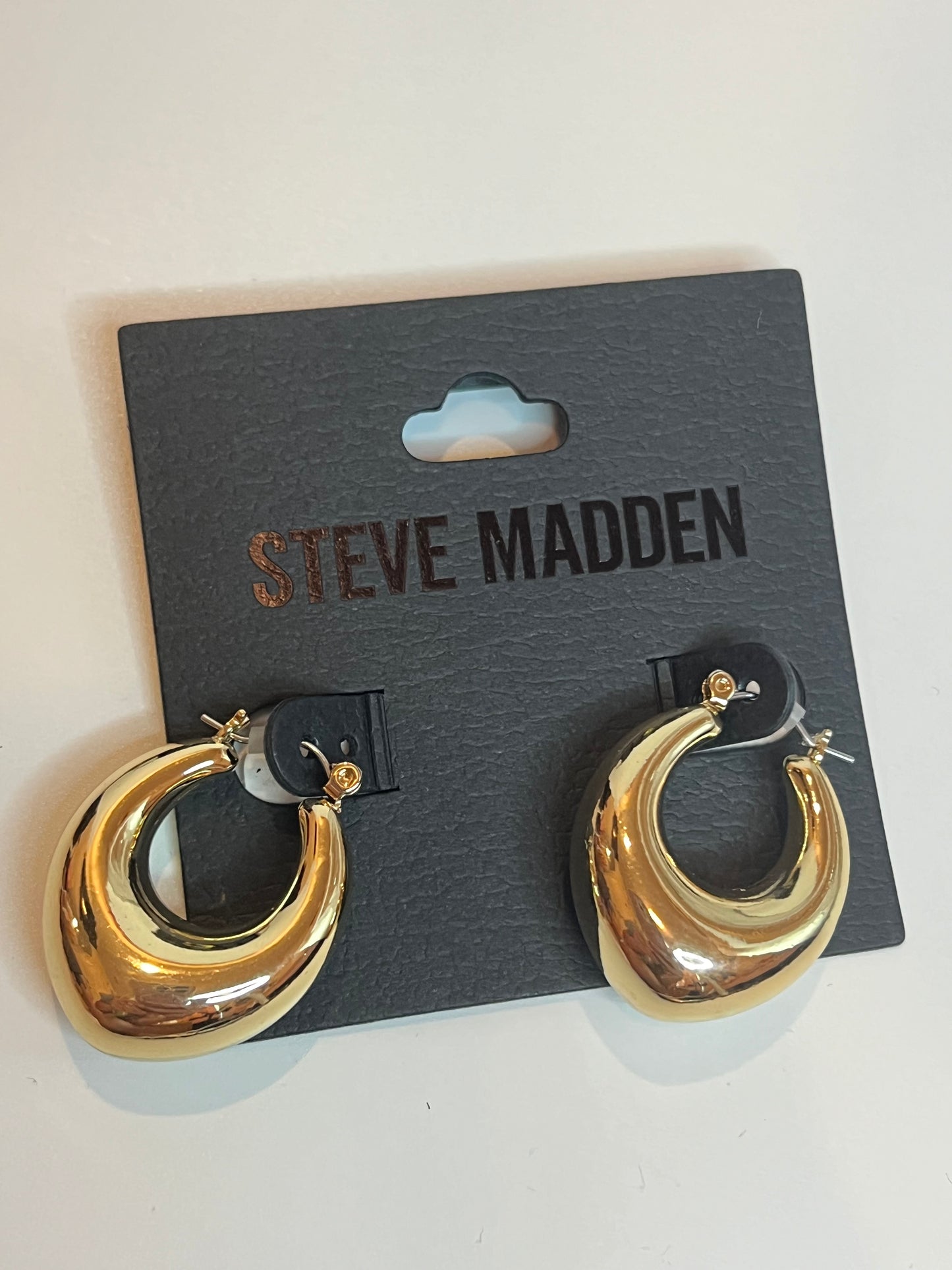Steve Madden Gold hoops