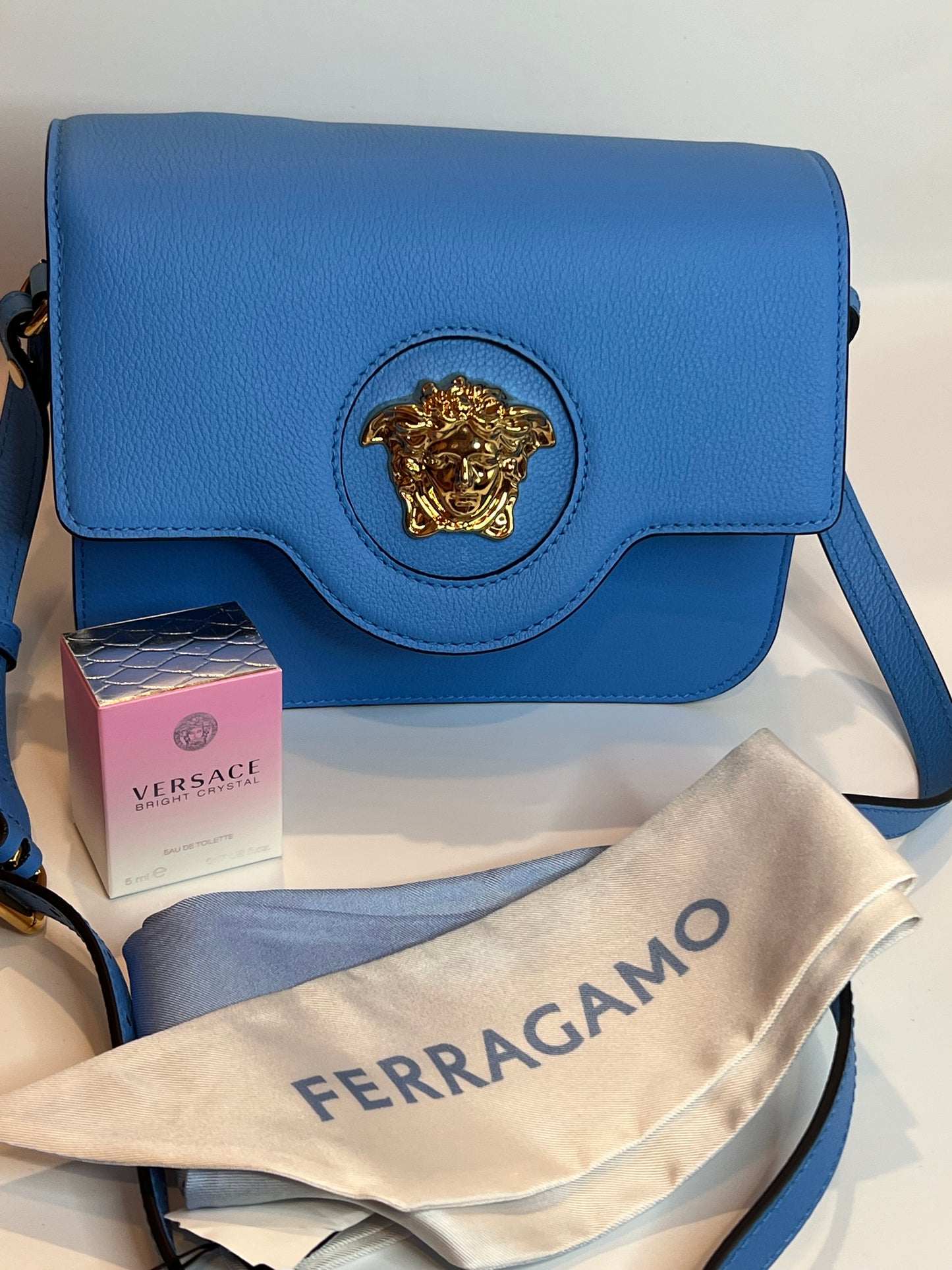 Authentic Versace Medusa crossbody bundle