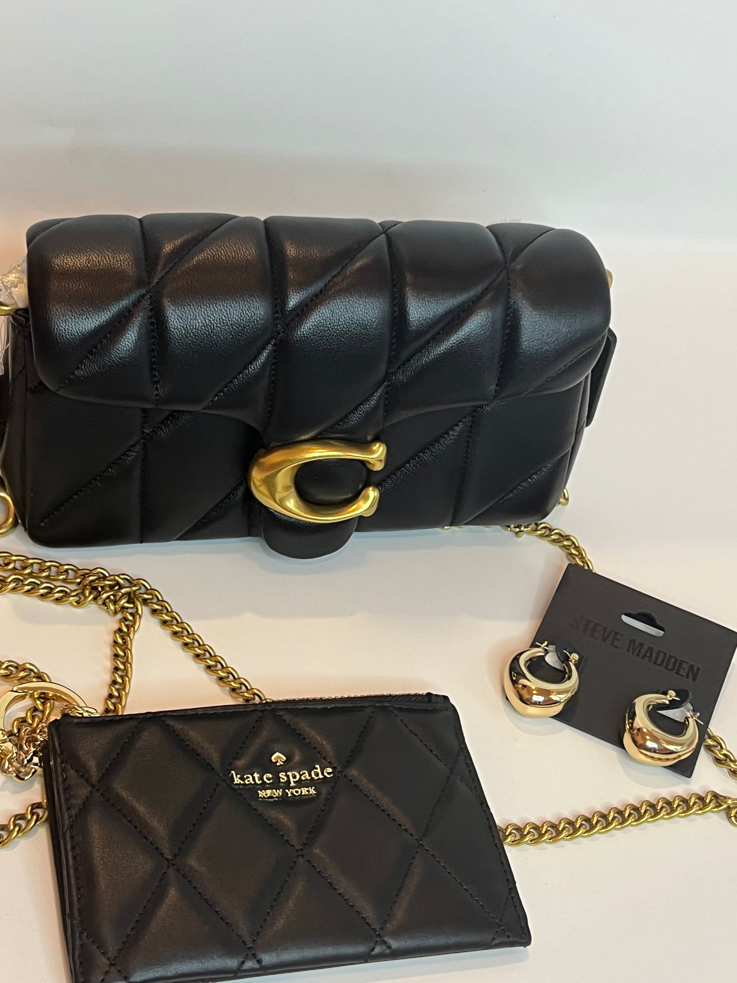 Coach Tabby Chain Crossbody Bag 19 With Quilting